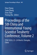 Cover: Proceedings of the 5th China and International Young Scientist Terahertz Conference, Volume 2 - Springer