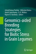 Cover: Genomics-aided Breeding Strategies for Biotic Stress in Grain Legumes - Springer