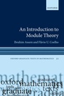 Cover: An Introduction to Module Theory - Oxford University Press