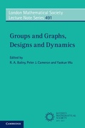Cover: Groups and Graphs, Designs and Dynamics - Cambridge University Press