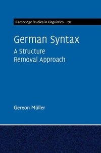 Enlarge image Cover: German Syntax - Cambridge University Press