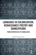 Cover: Language in Colonization, Renaissance Poetry and Shakespeare - Routledge