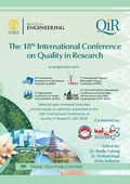 Cover: The 18th International Conference on Quality in Research - Trans Tech Publications Ltd