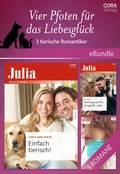 Cover: Vier Pfoten f&uuml;r das Liebesgl&uuml;ck - 3 tierische Romantiker - CORA Verlag