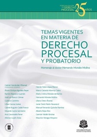 Abbildung von: Temas vigentes en materia de derecho procesal y probatorio - Editorial Universidad del Rosario