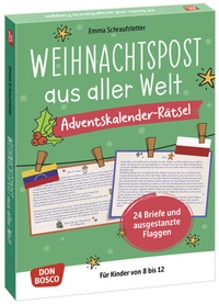 Abbildung von: Weihnachtspost aus aller Welt. Adventskalender-Rätsel für Kinder von 8 bis 12 - Don Bosco Medien