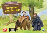 Abbildung von: Korbinian und der Bär. Kamishibai Bildkartenset - Don Bosco Medien