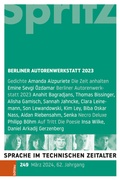 Cover: Berliner Autorenwerkstatt 2023 - B&ouml;hlau