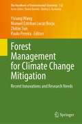 Cover: Forest Management for Climate Change Mitigation - Springer