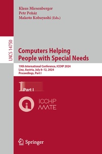 Abbildung von: Computers Helping People with Special Needs - Springer