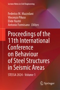 Cover: Proceedings of the 11th International Conference on Behaviour of Steel Structures in Seismic Areas - Springer