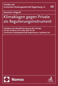 Abbildung von: Klimaklagen gegen Private als Regulierungsinstrument - Nomos