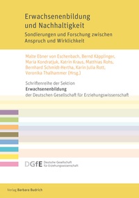 Abbildung von: Erwachsenenbildung und Nachhaltigkeit - Verlag Barbara Budrich