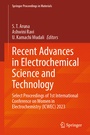 Cover: Recent Advances in Electrochemical Science and Technology - Springer