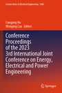 Cover: Conference Proceedings of the 2023 3rd International Joint Conference on Energy, Electrical and Power Engineering - Springer