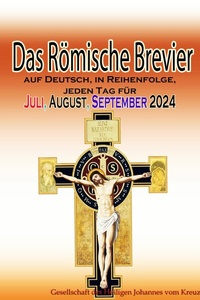 Abbildung von: Das Römische Brevier auf Deutsch, in Reihenfolge, jeden Tag für Juli, August, September 2024 - Christian Books Today
