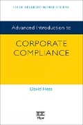 Cover: Advanced Introduction to Corporate Compliance - Edward Elgar Publishing