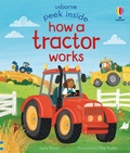 Cover: Peek Inside How a Tractor Works - Usborne Publishing Ltd