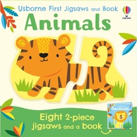 Enlarge image Cover: Usborne First Jigsaws And Book: Animals - Usborne Publishing Ltd
