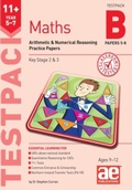 Cover: 11+ Maths Year 5-7 Testpack B Practice Papers 5-8 - Accelerated Education Publications Ltd
