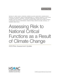 Enlarge image Cover: Assessing Risk to National Critical Functions as a Result of Climate Change - RAND Corporation