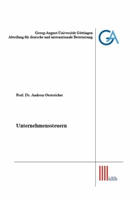 Abbildung von: Unternehmenssteuern - BoD - Books on Demand