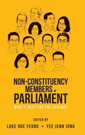 Cover: Non-constituency Members Of Parliament: What's Next For The Scheme? - World Scientific Publishing Co Pte Ltd