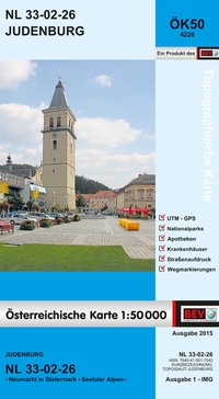 Abbildung von: BEV-Karte 4226, Judenburg 1:50 000 - Bundesamt für Eich- und Vermessungswesen Marketing und Vertrieb