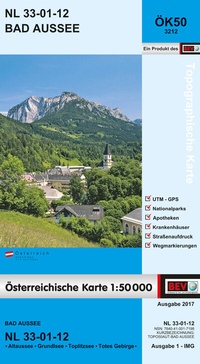 Abbildung von: BEV-Karte 3212, Bad Aussee 1:50 000 - Bundesamt für Eich- und Vermessungswesen Marketing und Vertrieb