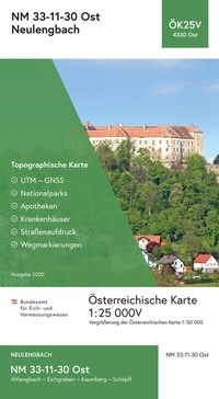 Abbildung von: BEV-Karte 4330-Ost, Neulengbach 1:25 000V - Bundesamt für Eich- und Vermessungswesen Marketing und Vertrieb