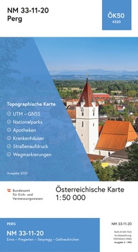 Abbildung von: BEV-Karte 4320, Perg 1:50 000 - Bundesamt für Eich- und Vermessungswesen Marketing und Vertrieb