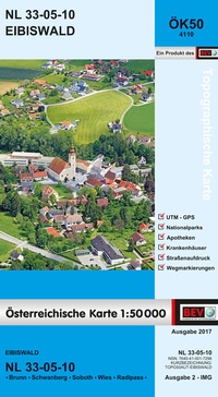 Abbildung von: BEV-Karte 4110, Eibiswald 1:50 000 - Bundesamt für Eich- und Vermessungswesen Marketing und Vertrieb