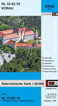 Abbildung von: BEV-Karte 4218, Vorau 1:50 000 - Bundesamt für Eich- und Vermessungswesen Marketing und Vertrieb