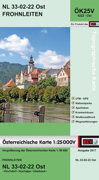 Abbildung von: BEV-Karte 4222-Ost, Frohnleiten 1:25 000V - Bundesamt für Eich- und Vermessungswesen Marketing und Vertrieb