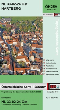 Abbildung von: BEV-Karte 4224-Ost, Hartberg 1:25 000V - Bundesamt für Eich- und Vermessungswesen Marketing und Vertrieb