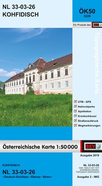 Abbildung von: BEV-Karte 5226, Kohfidisch 1:50 000 - Bundesamt für Eich- und Vermessungswesen Marketing und Vertrieb