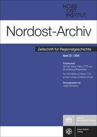 Abbildung von: Nordost-Archiv 33 (2024) - Franz Steiner Verlag