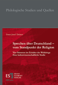 Abbildung von: Sprechen über Deutschland - vom Standpunkt der Religion - Erich Schmidt Verlag