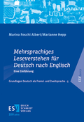 Cover: Mehrsprachiges Leseverstehen f&uuml;r Deutsch nach Englisch - Erich Schmidt Verlag