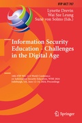 Cover: Information Security Education - Challenges in the Digital Age - Springer