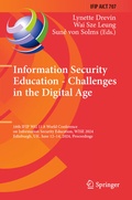 Cover: Information Security Education - Challenges in the Digital Age - Springer
