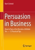 Cover: Persuasion in Business - Springer