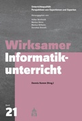 Cover: Wirksamer Informatikunterricht - Schneider bei wbv