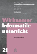 Cover: Wirksamer Informatikunterricht - Schneider bei wbv