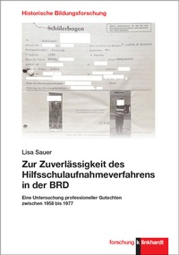 Abbildung von: Zur Zuverlässigkeit des Hilfsschulaufnahmeverfahrens in der BRD - Verlag Julius Klinkhardt GmbH & Co. KG