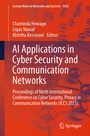 Cover: AI Applications in Cyber Security and Communication Networks - Springer