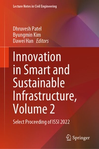 Abbildung von: Innovation in Smart and Sustainable Infrastructure, Volume 2 - Springer