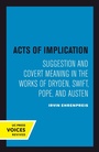 Cover: Acts of Implication - Naval Institute Press