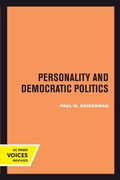 Cover: Personality and Democratic Politics - Naval Institute Press