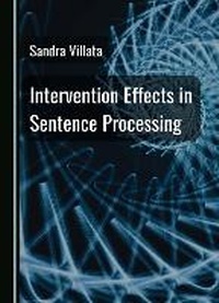 Abbildung von: Intervention Effects in Sentence Processing - Cambridge Scholars Publishing